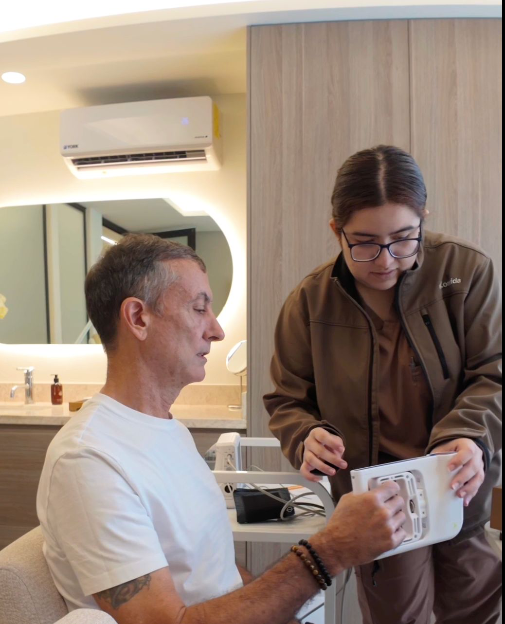 Reviewing lab interpretations with the Lonvida team